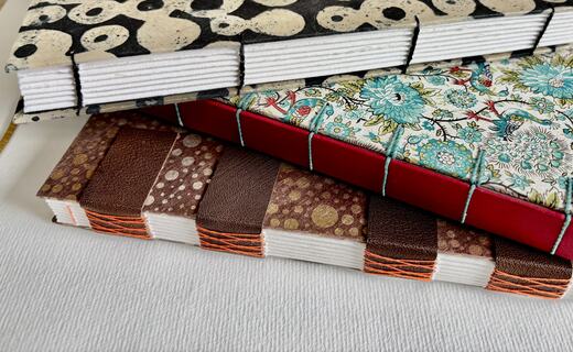 Carnets reliés — atelier de Murielle Seys