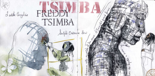 Freddy Tsimba, page de carnet — Nathalie Dento
