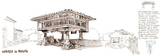 Hórreo, Asturies — Philippe Bichon